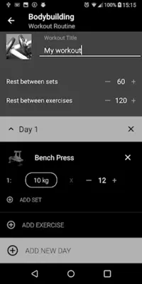 Bodybuilding. Weight Lifting android App screenshot 0