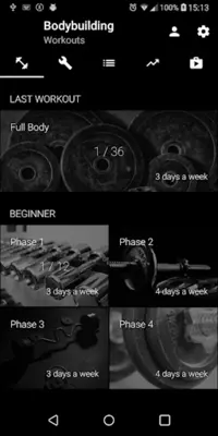 Bodybuilding. Weight Lifting android App screenshot 2